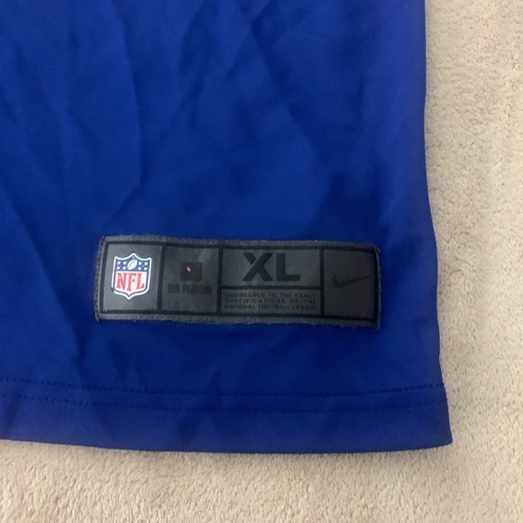 Nike Odell Beckham Jr Royal New York Giants Jersey Blue Jersey Size XL - Picture 3 of 8